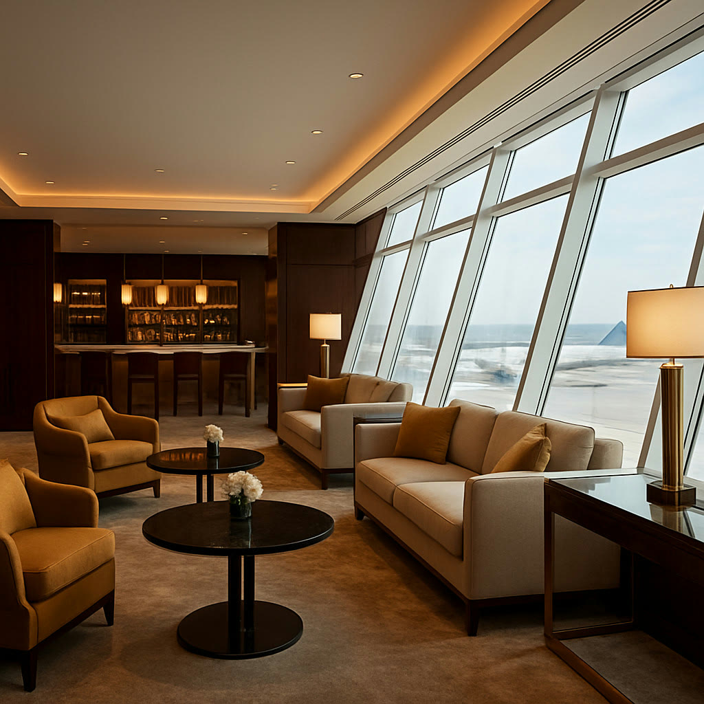 Disrupted flight? Wait in a lounge