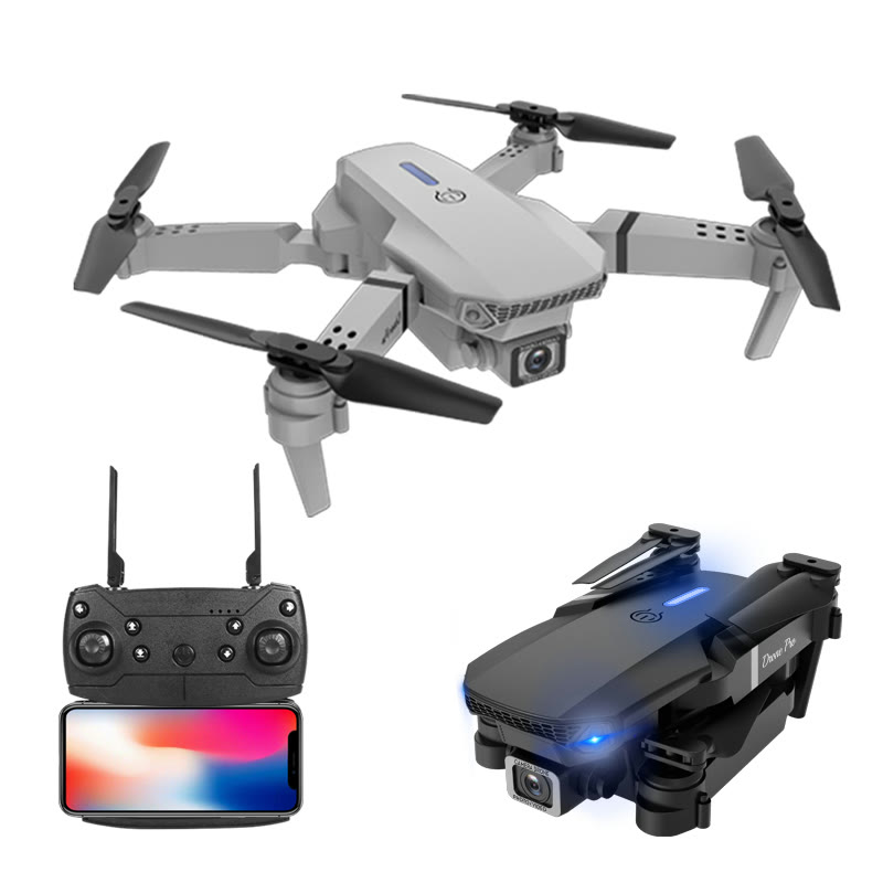 Foldable drones with their controllers