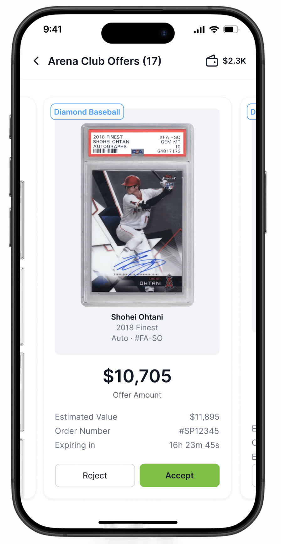 An Arena Club Offer on your phone