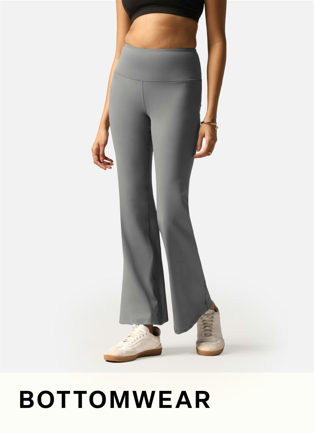 Flares and leggings for the bottom half