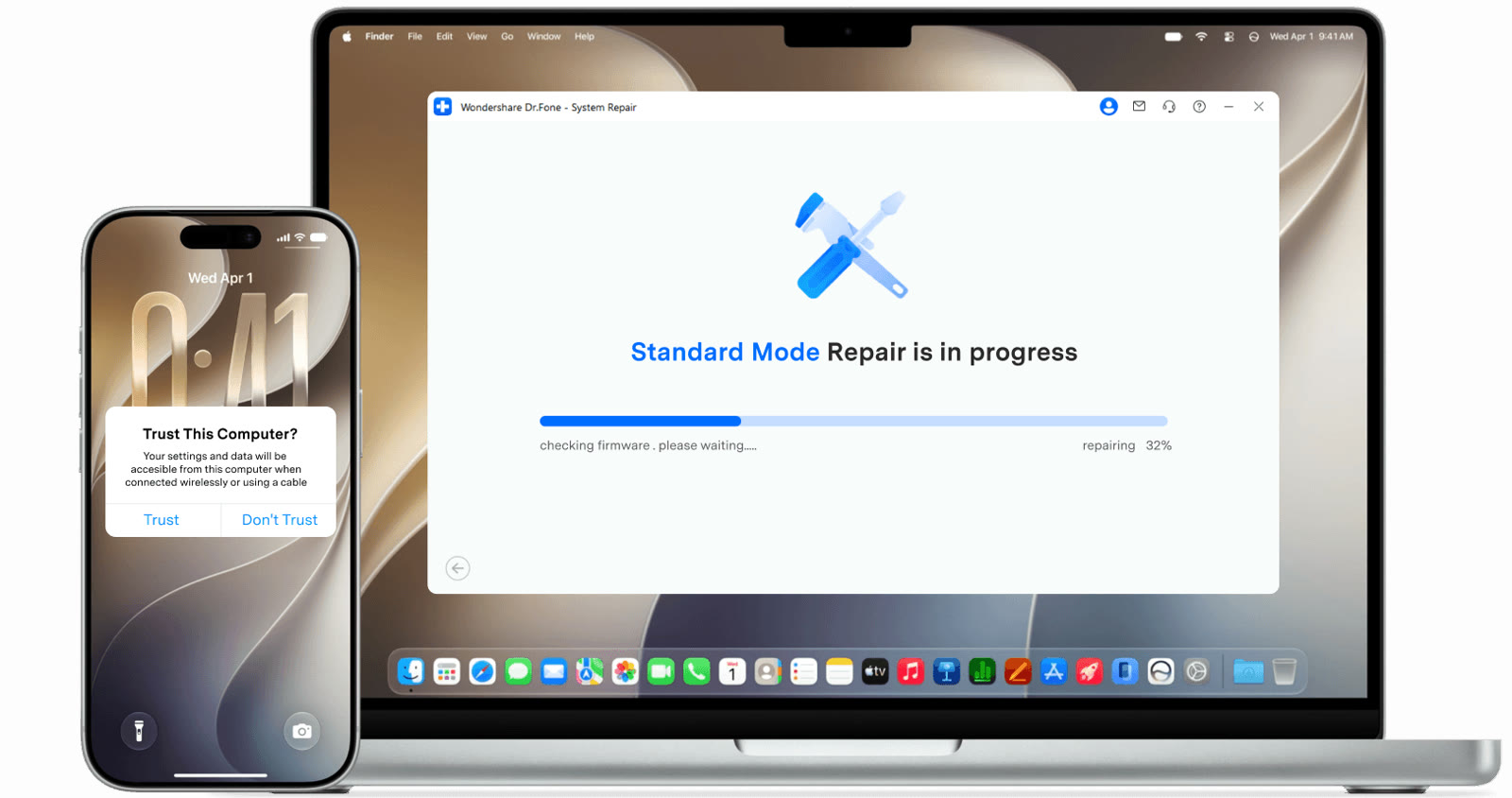 System problems start with Standard Repair