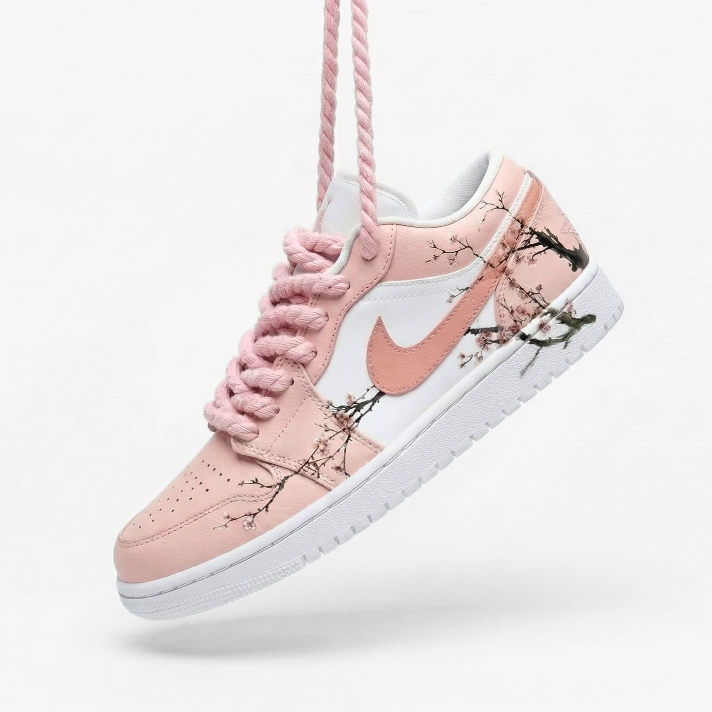 Cherry blossoms on a Jordan 1 Low