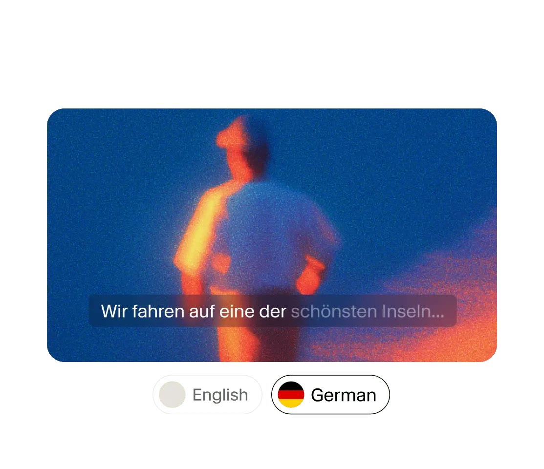 Dub video into another language