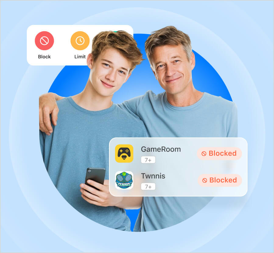Block, limit or allow per app