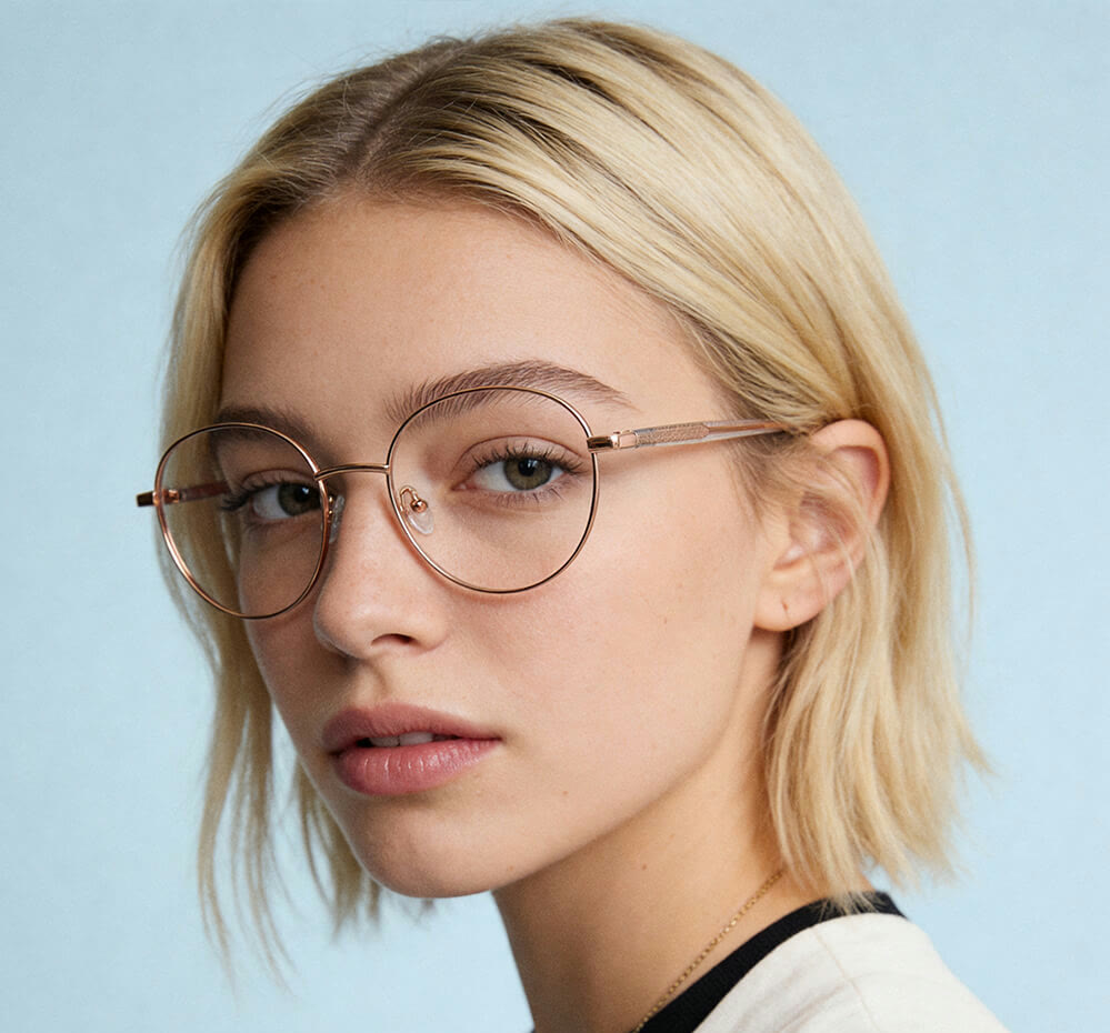 Thin round metal frames