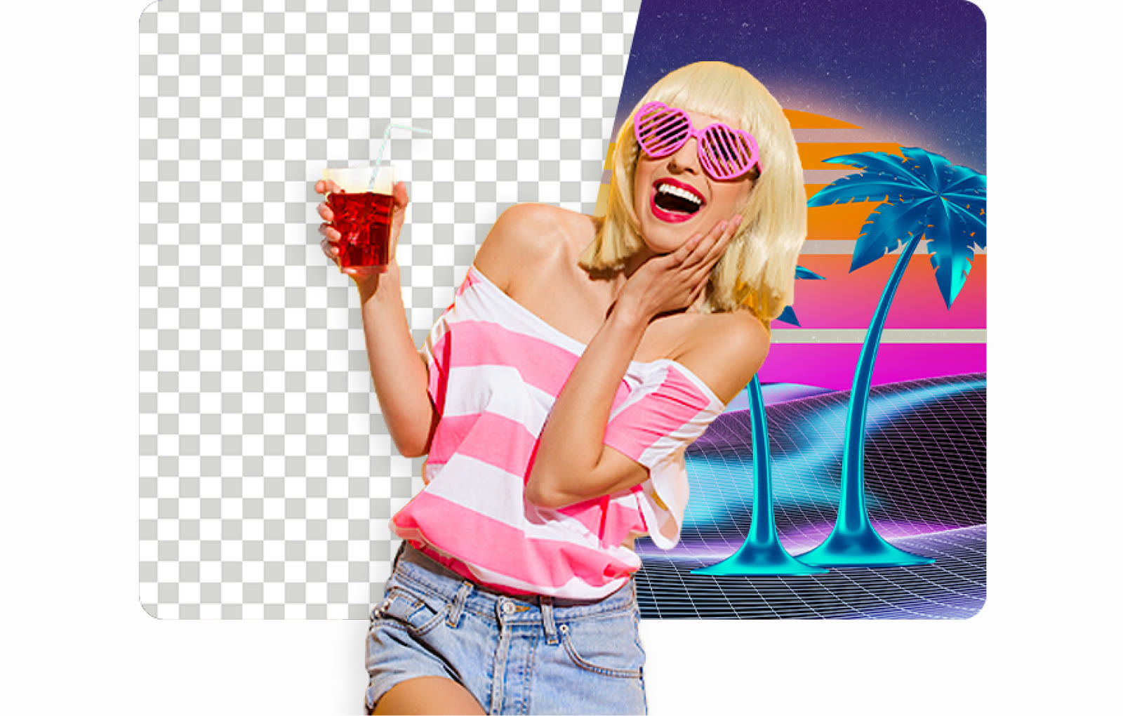 Remove a background with chroma key