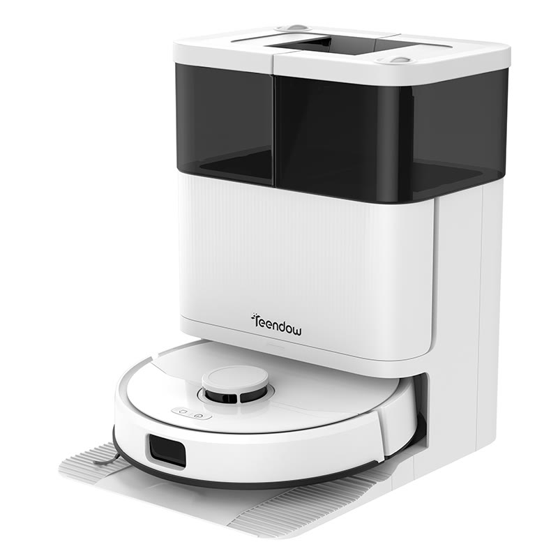 White dock-and-mop robot, EU Direct
