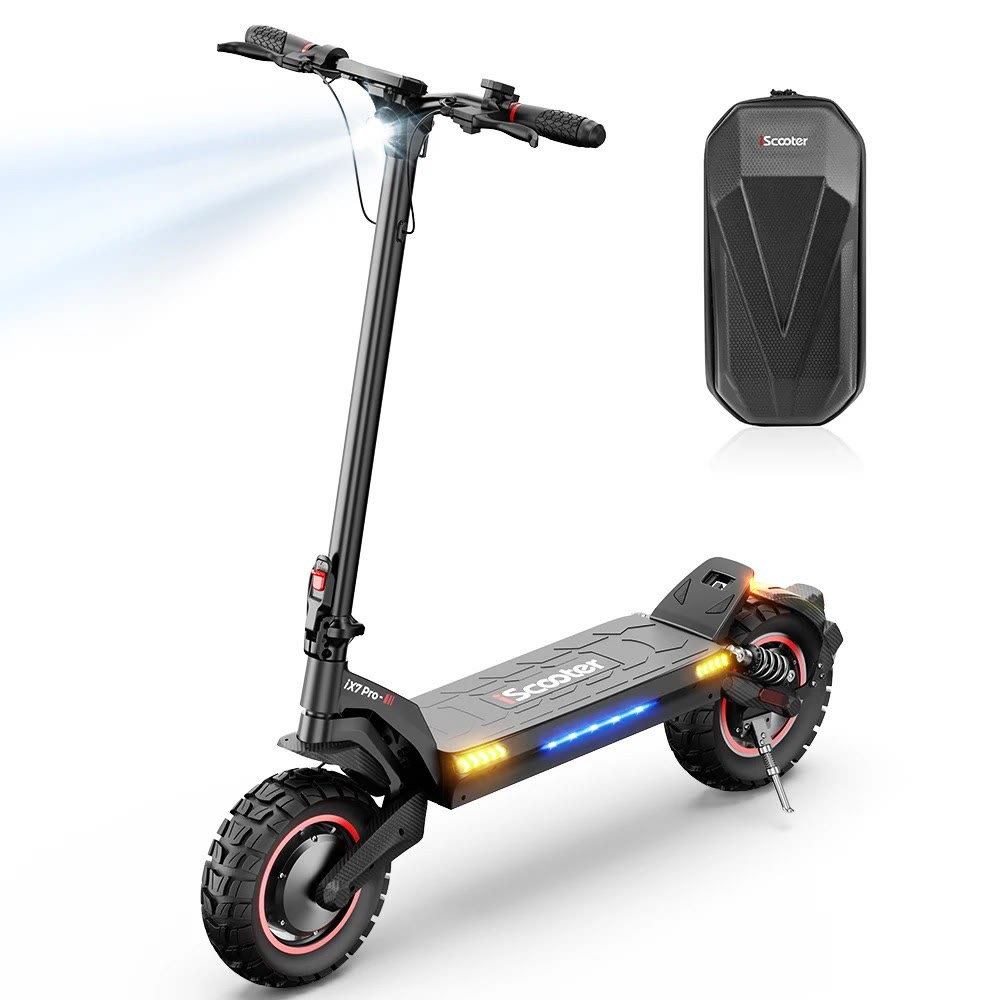 Foldable e-scooters with dual motors
