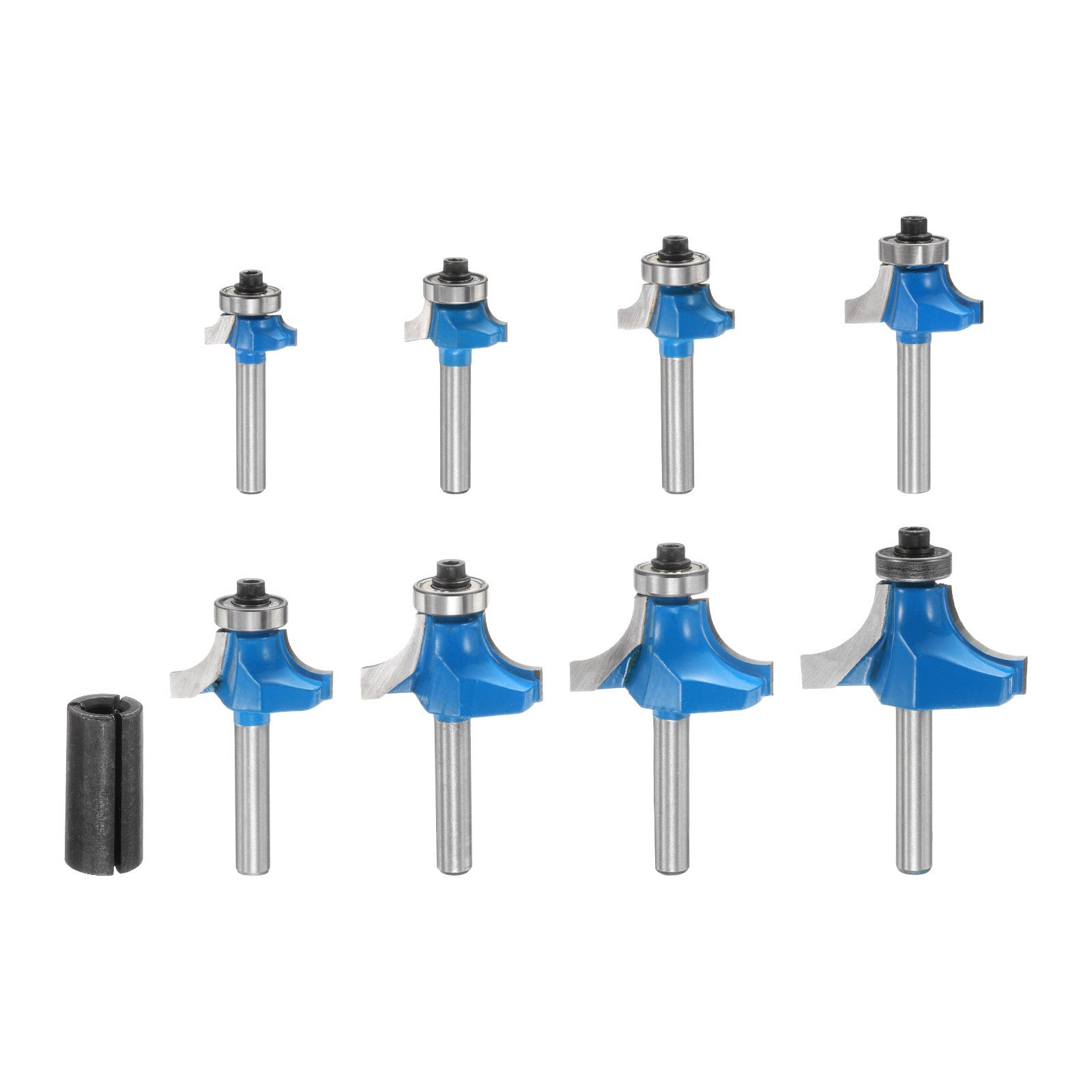 Round-over router bit set
