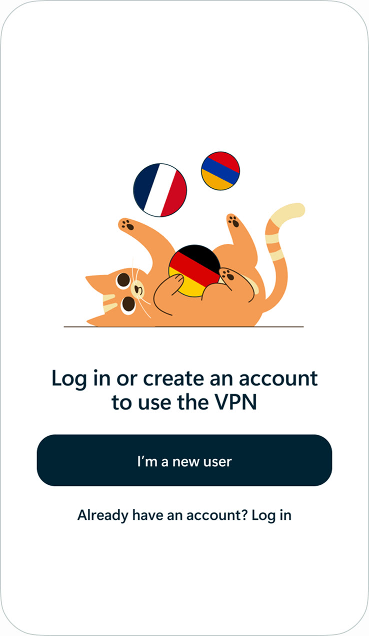 Start with a new account