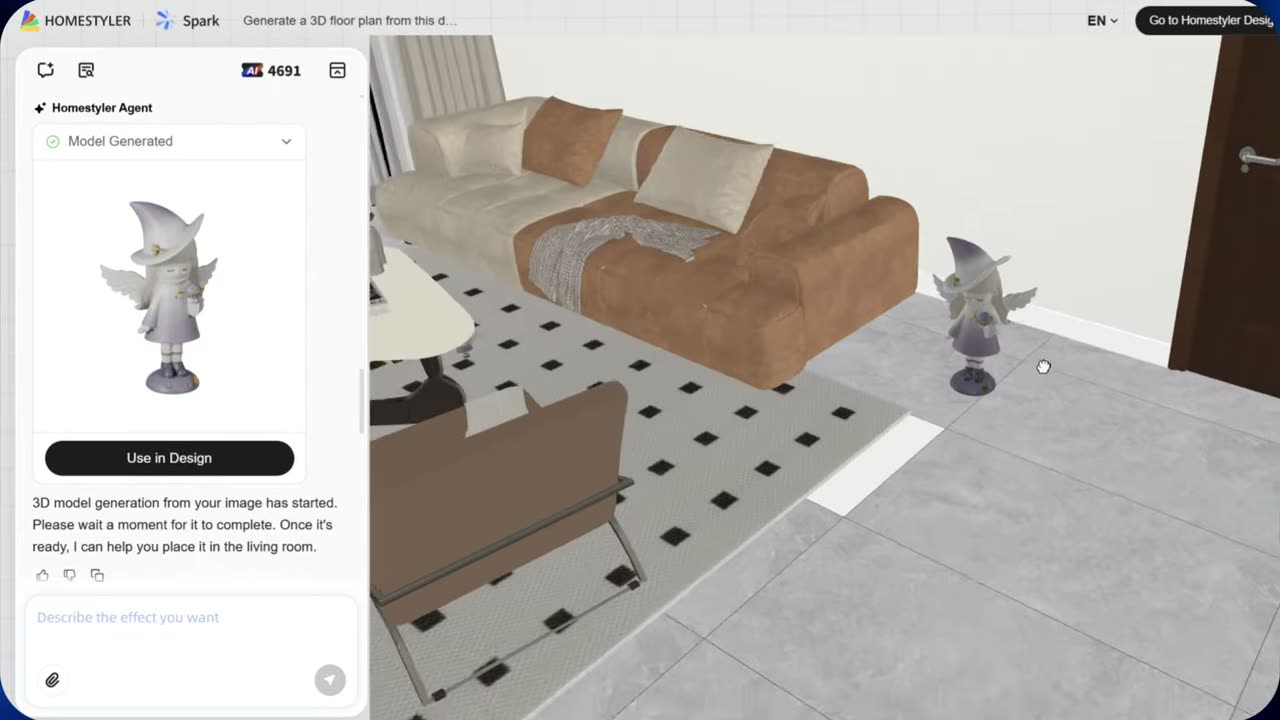Your own decor, in 3D