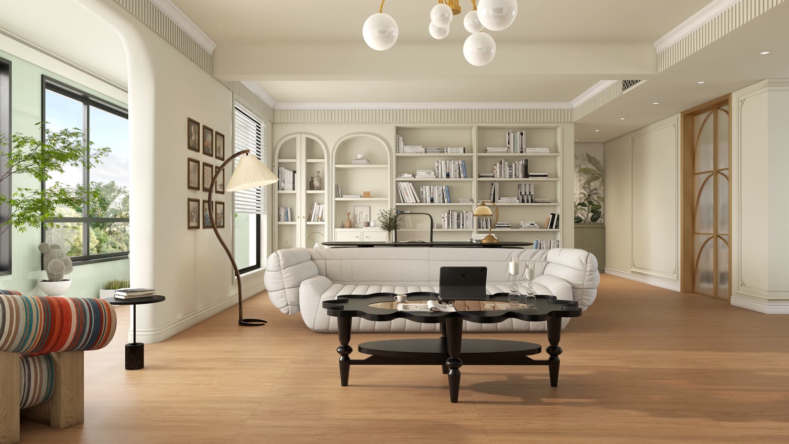 Realistic renders in one click