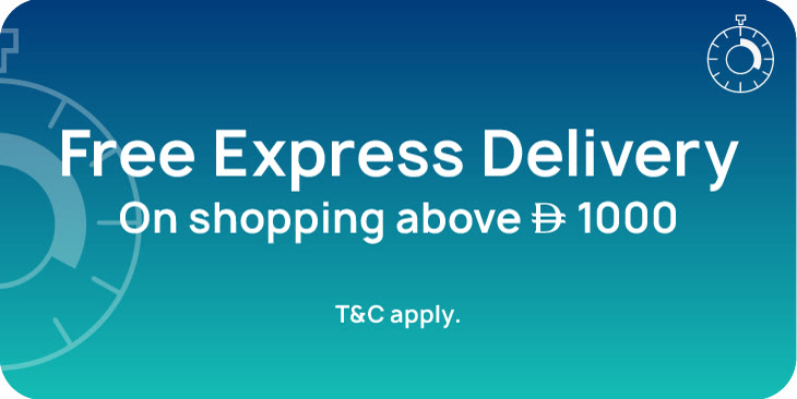 Free express delivery on bigger baskets