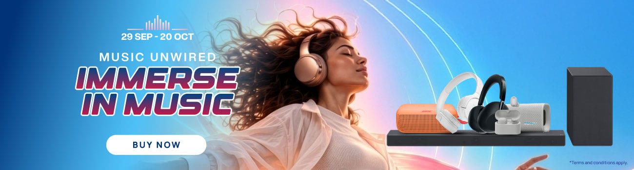Headphones, speakers and soundbars in one place