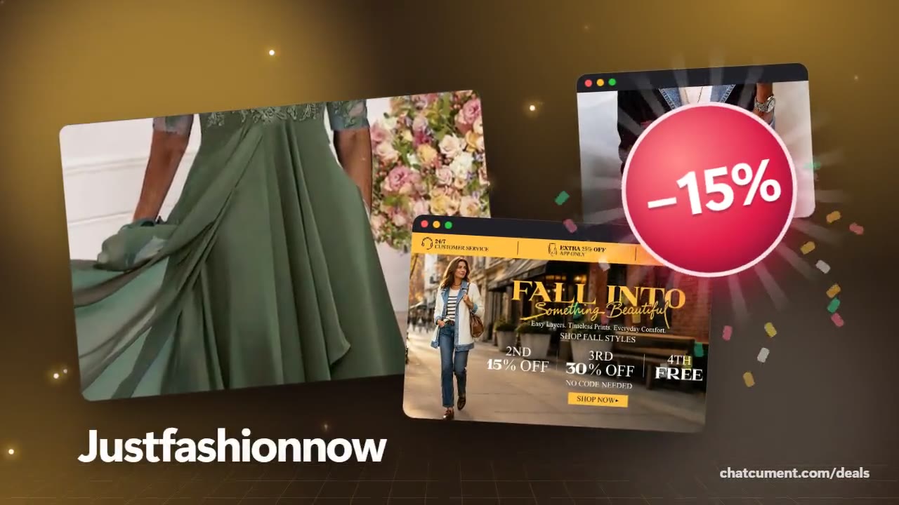 Justfashionnow 15% CODE