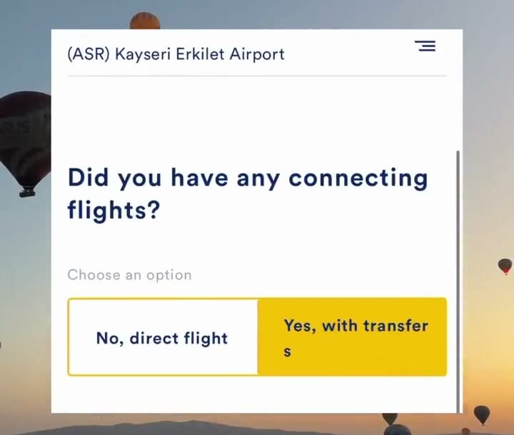 Questions that follow your itinerary