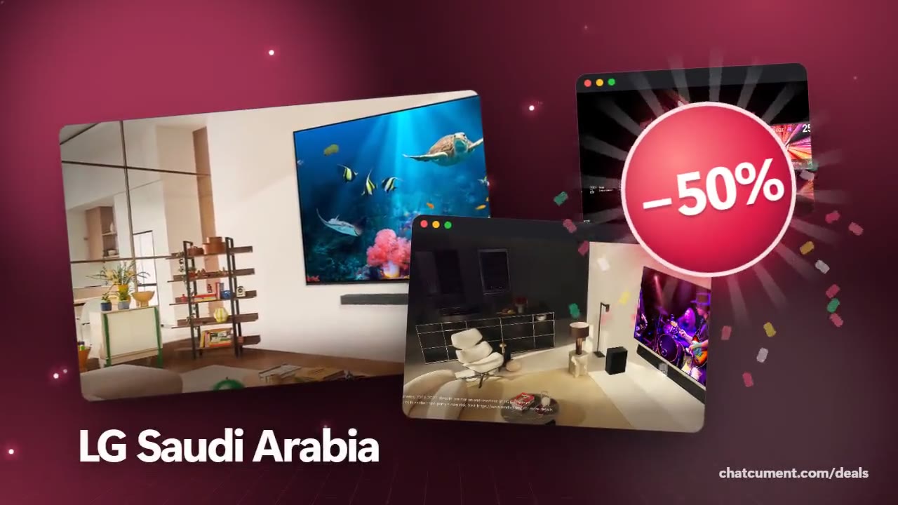 LG Saudi Arabia 50% off OFF