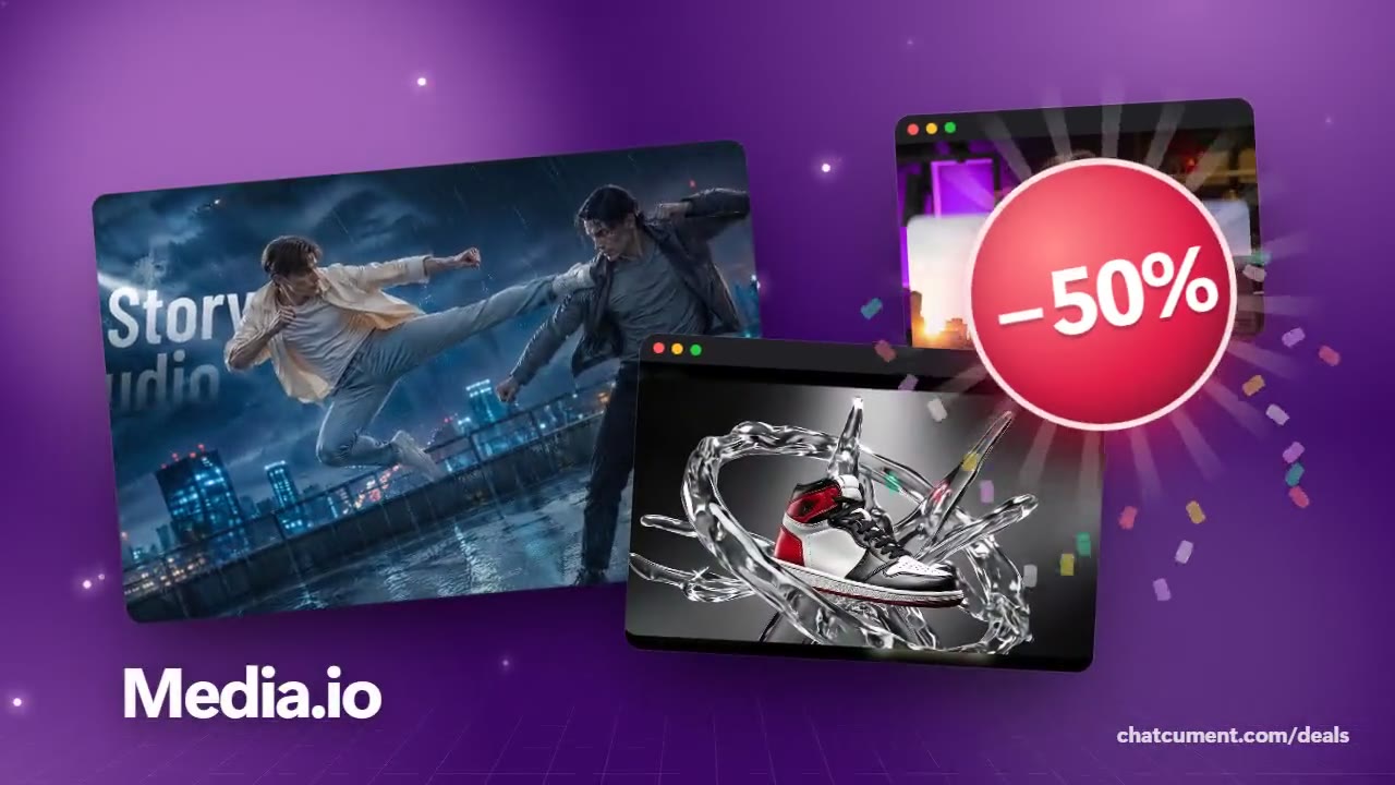 Media.io 50% OFF