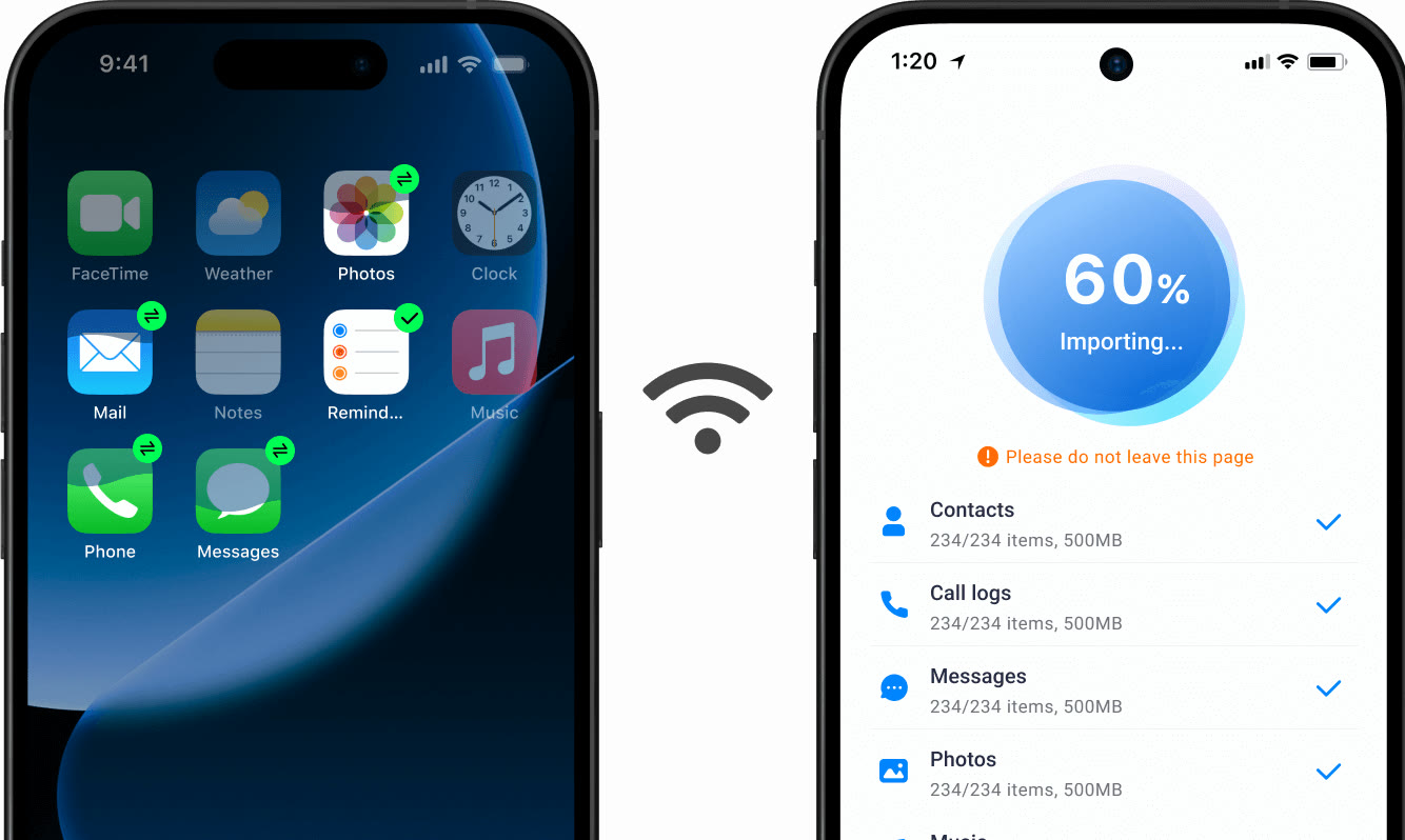 Skip the cable with the mobile app