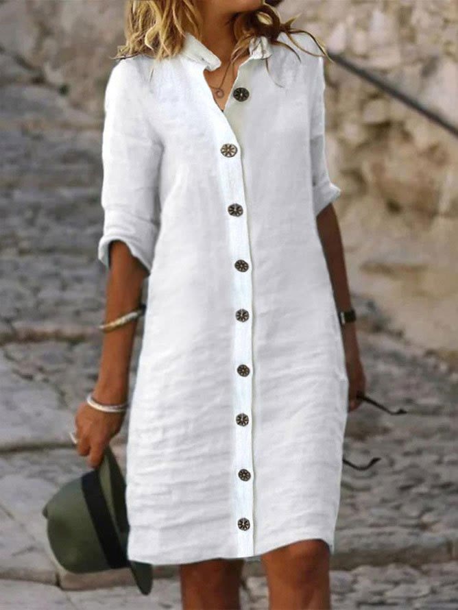 Button-front shirt dresses