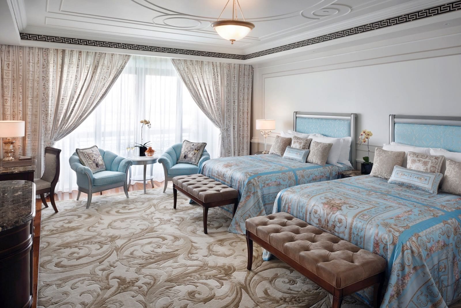 A 50 sqm Deluxe room as your base