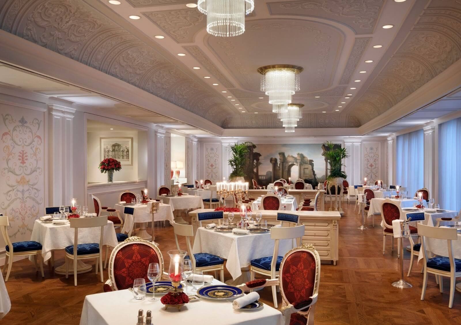 Dining at Palazzo Versace Dubai