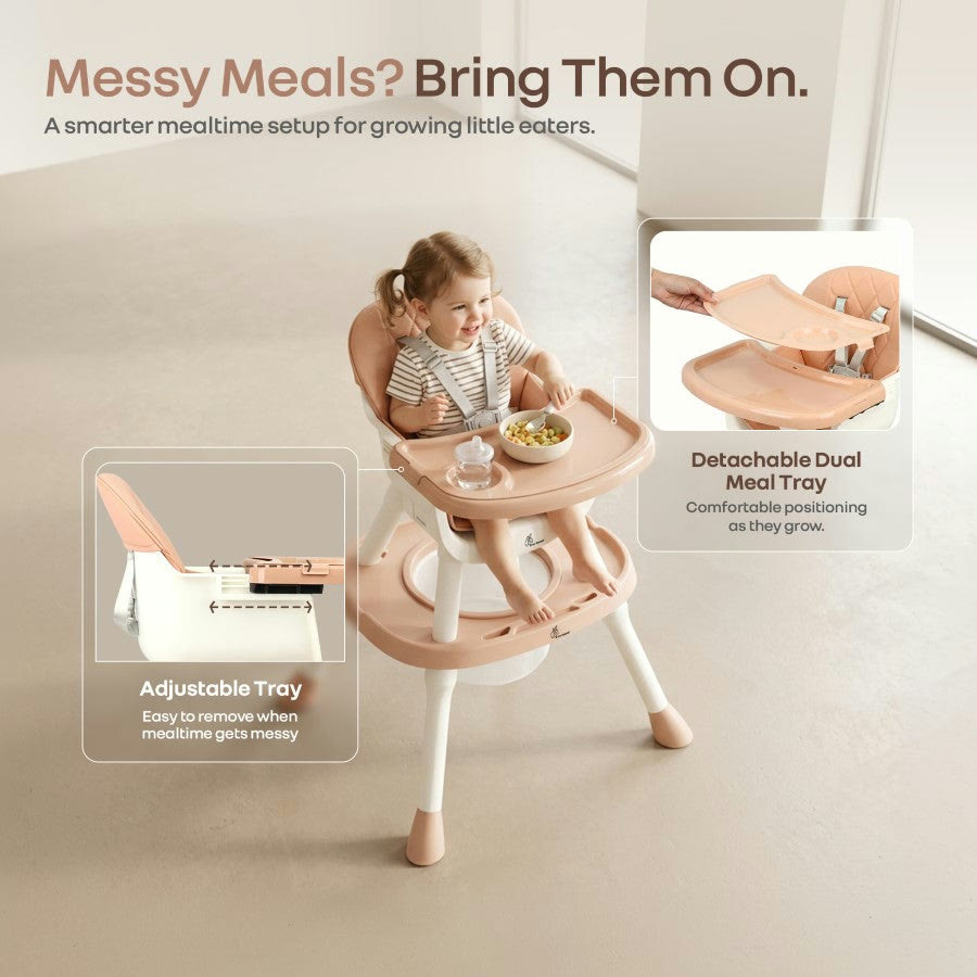 6-in-1 Cherry Berry high chair