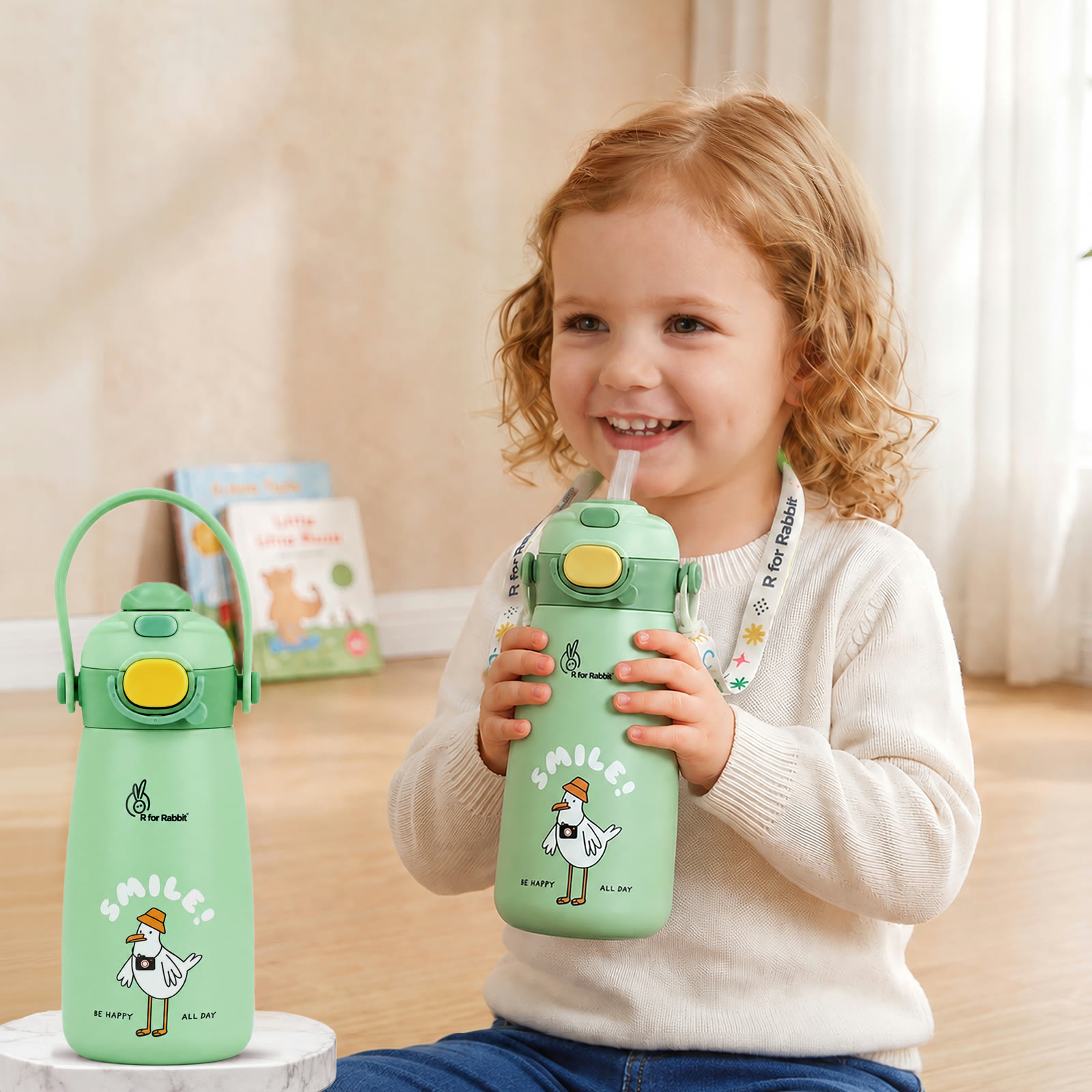 Steebo Duo straw and spout bottle