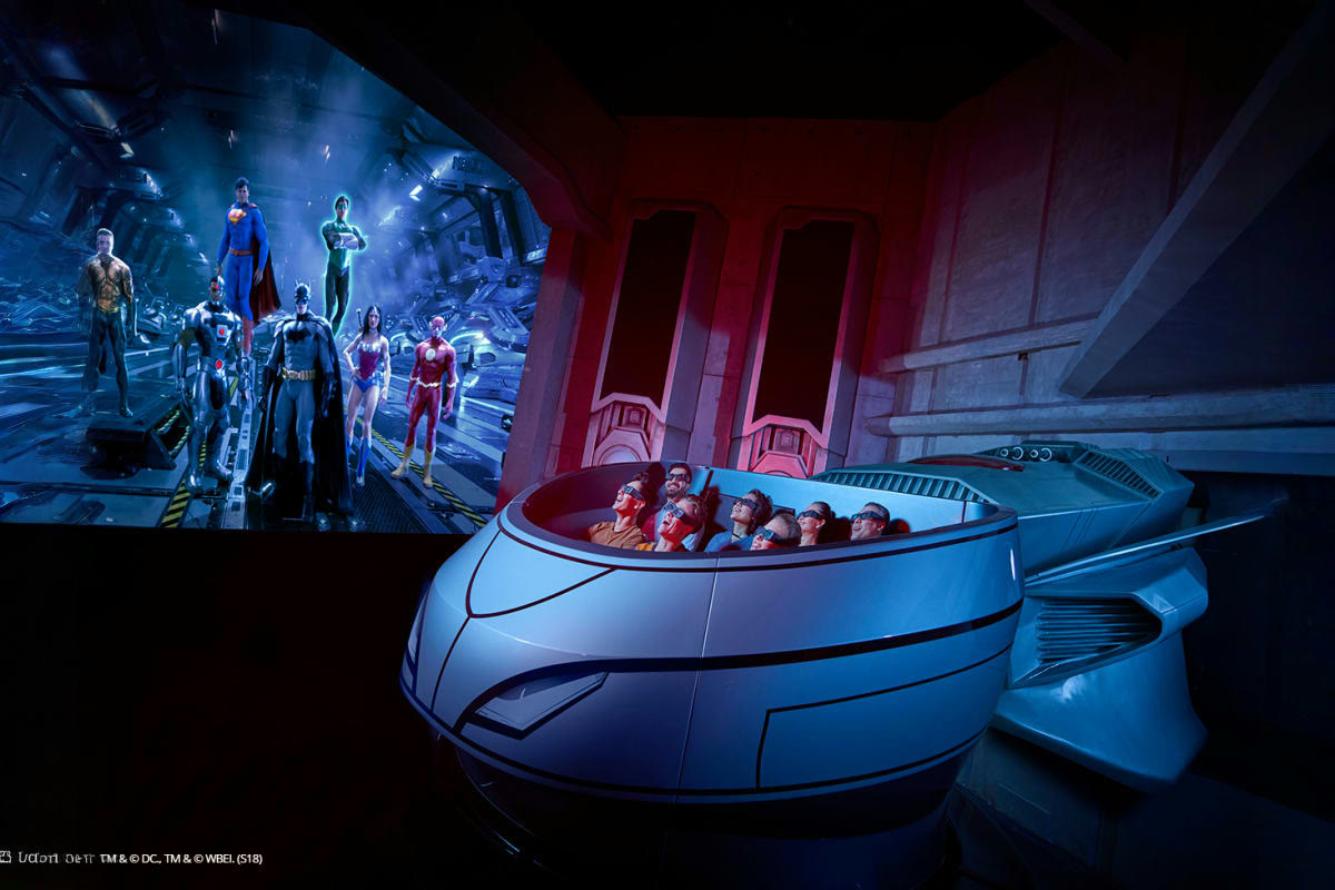 4D and 5D rides in the DC universe