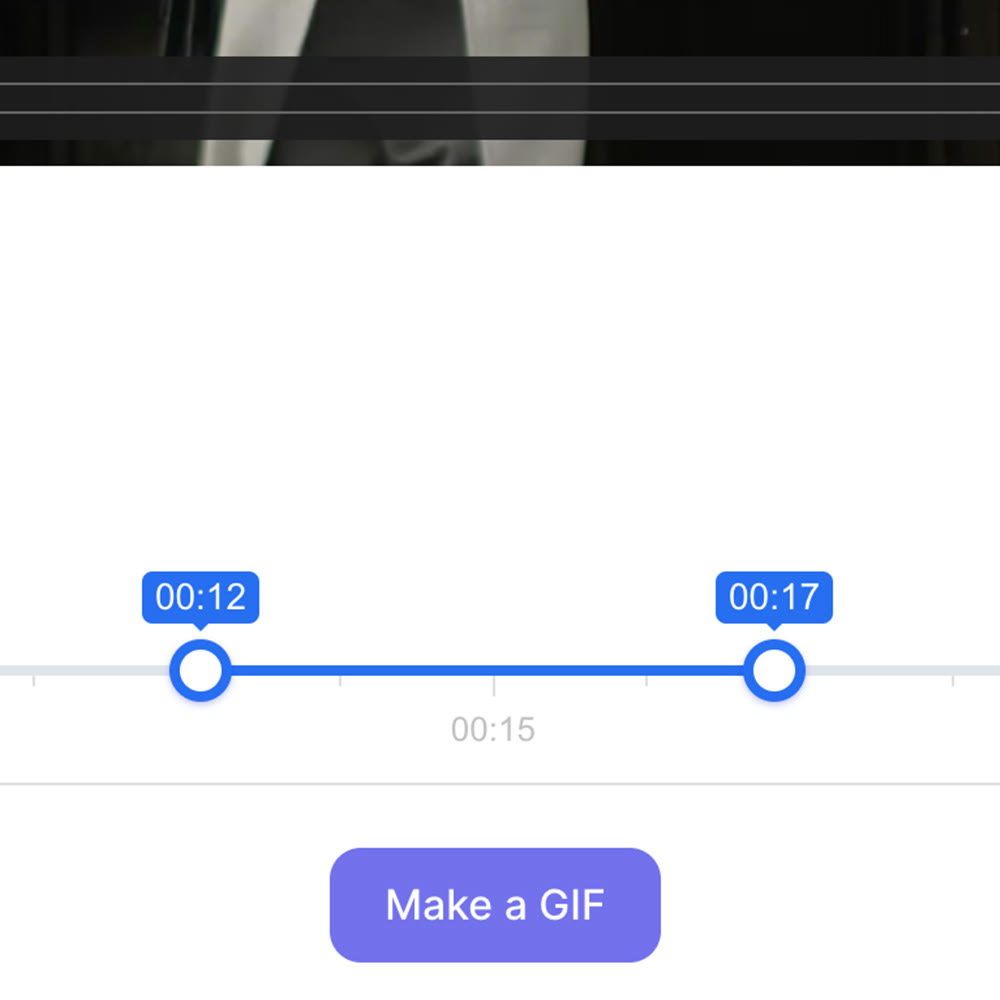 Cut the exact moment into a GIF
