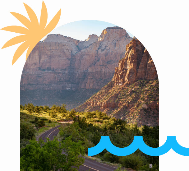Scenic back roads, not just highways