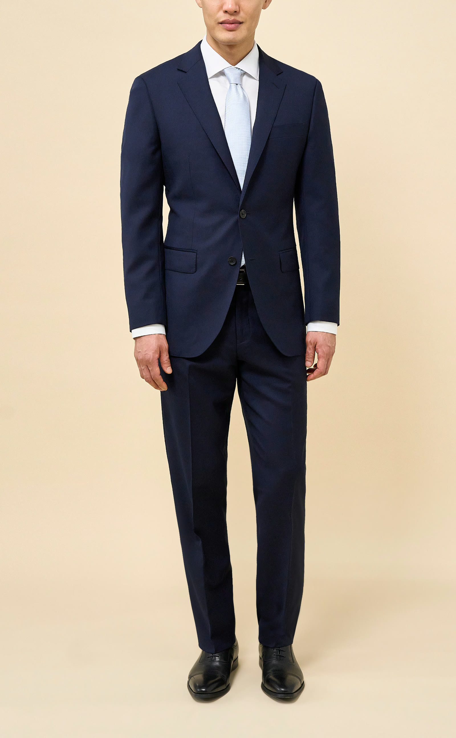 A full suit, ready to wear