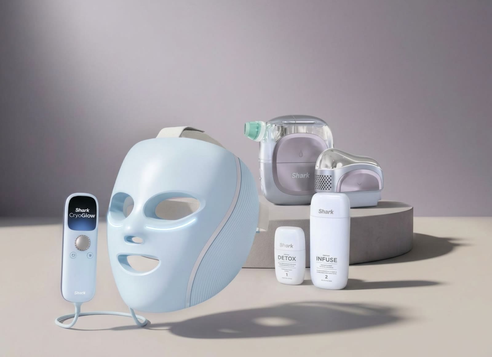 Mascarilla LED y rutina de skincare