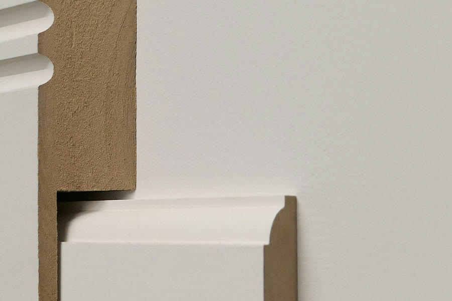 Skirting covers over old boards