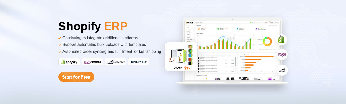 Shopify ERP that fills your store for you