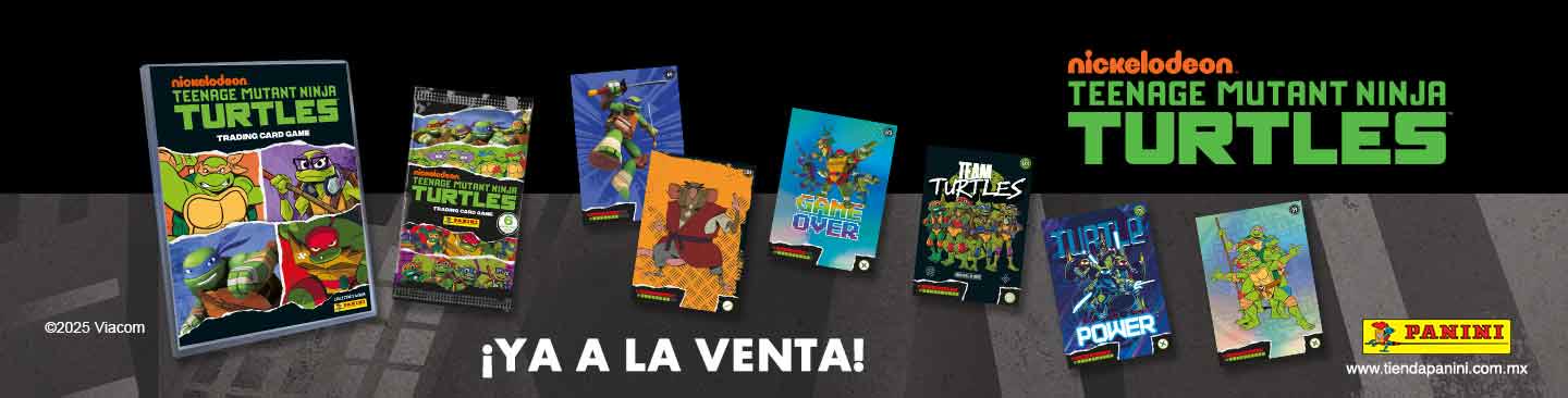 Cartas y álbum de las Tortugas Ninja