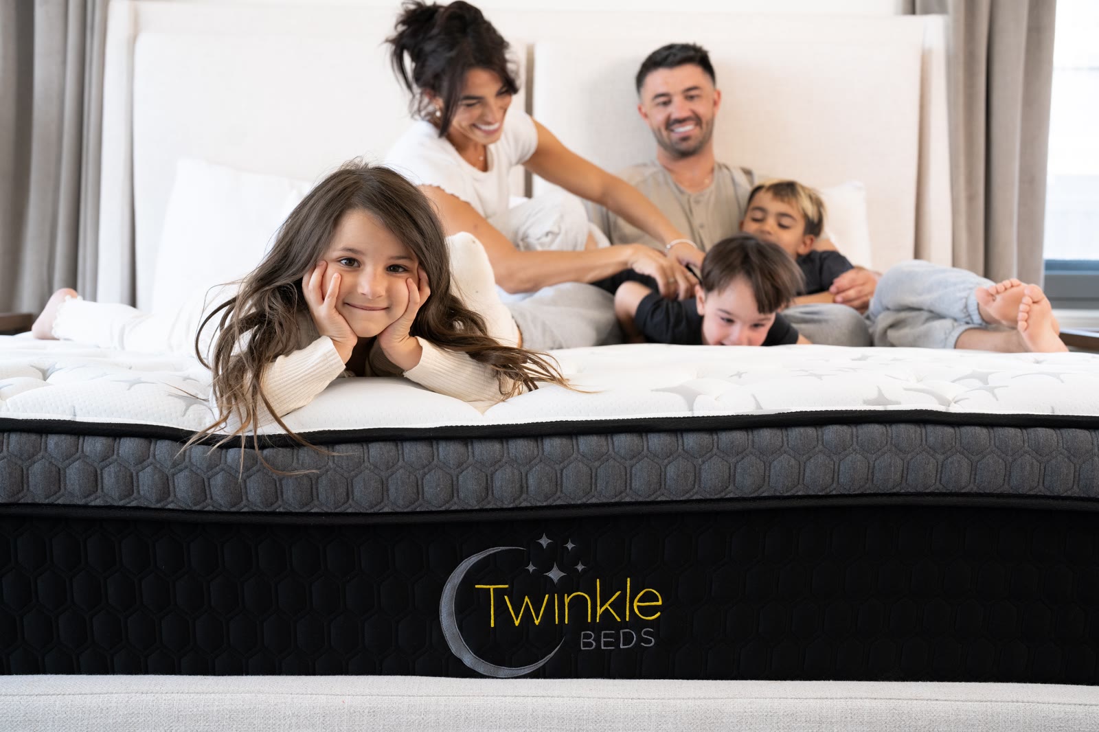 A bed the whole family climbs onto