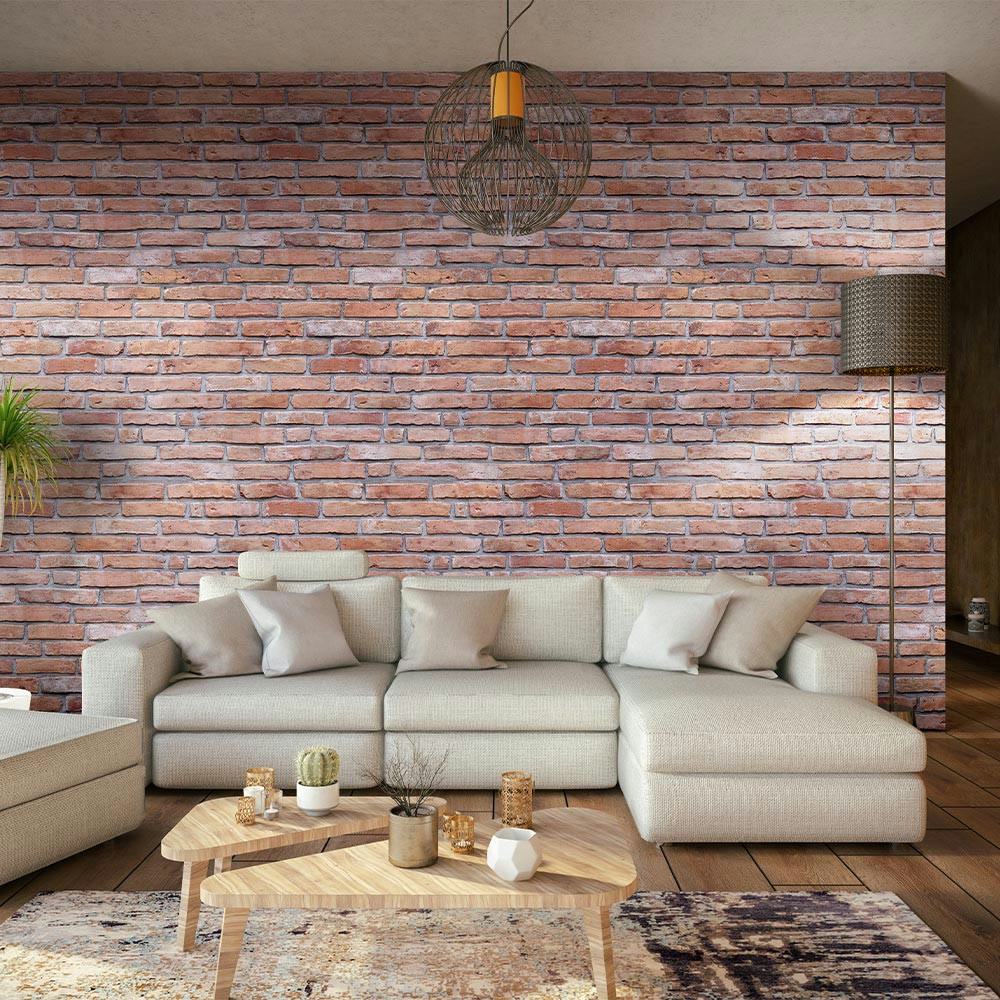 Brick effect PVC wall panels for a feature wall