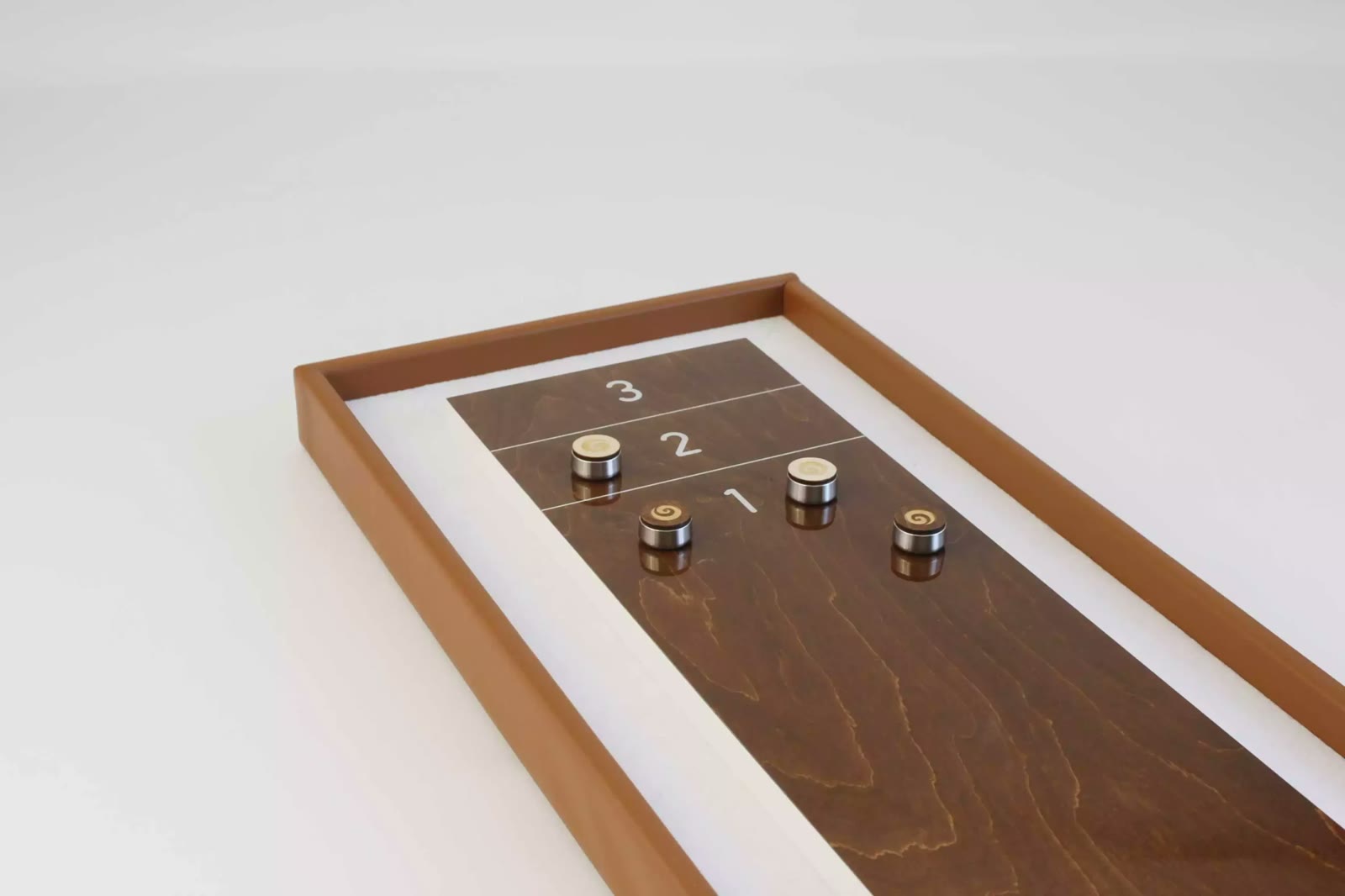 Tabletop shuffleboard, 1.3 m long