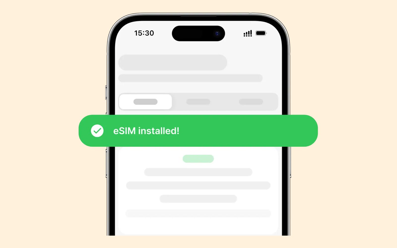 Install now, connect on landing