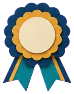 Rosette badge