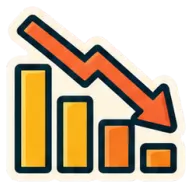 Downward chart