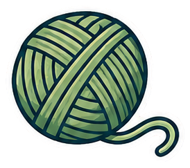 Knitting yarn