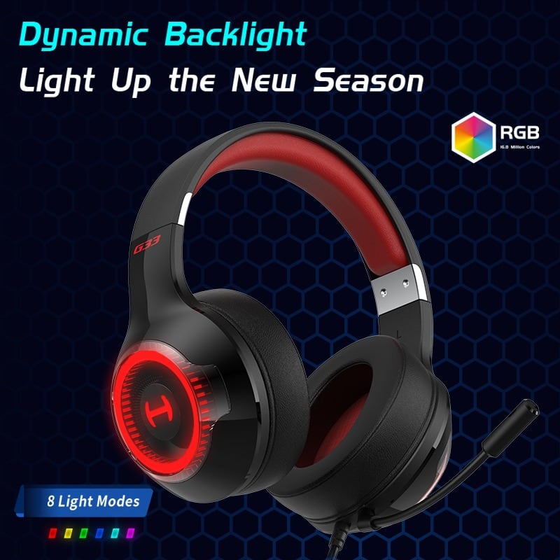 The headset with RGB lit
