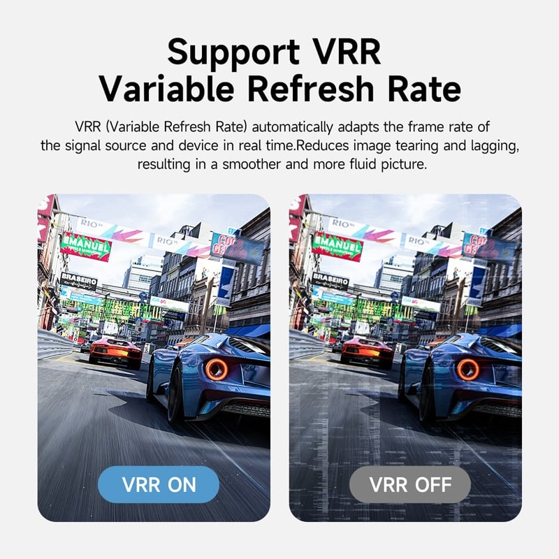 Picture with VRR on and off