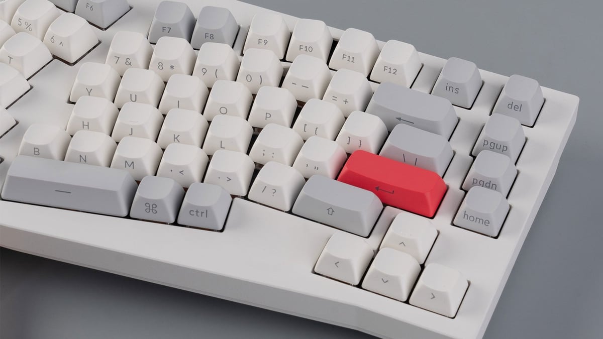 Close-up of the side-printed caps