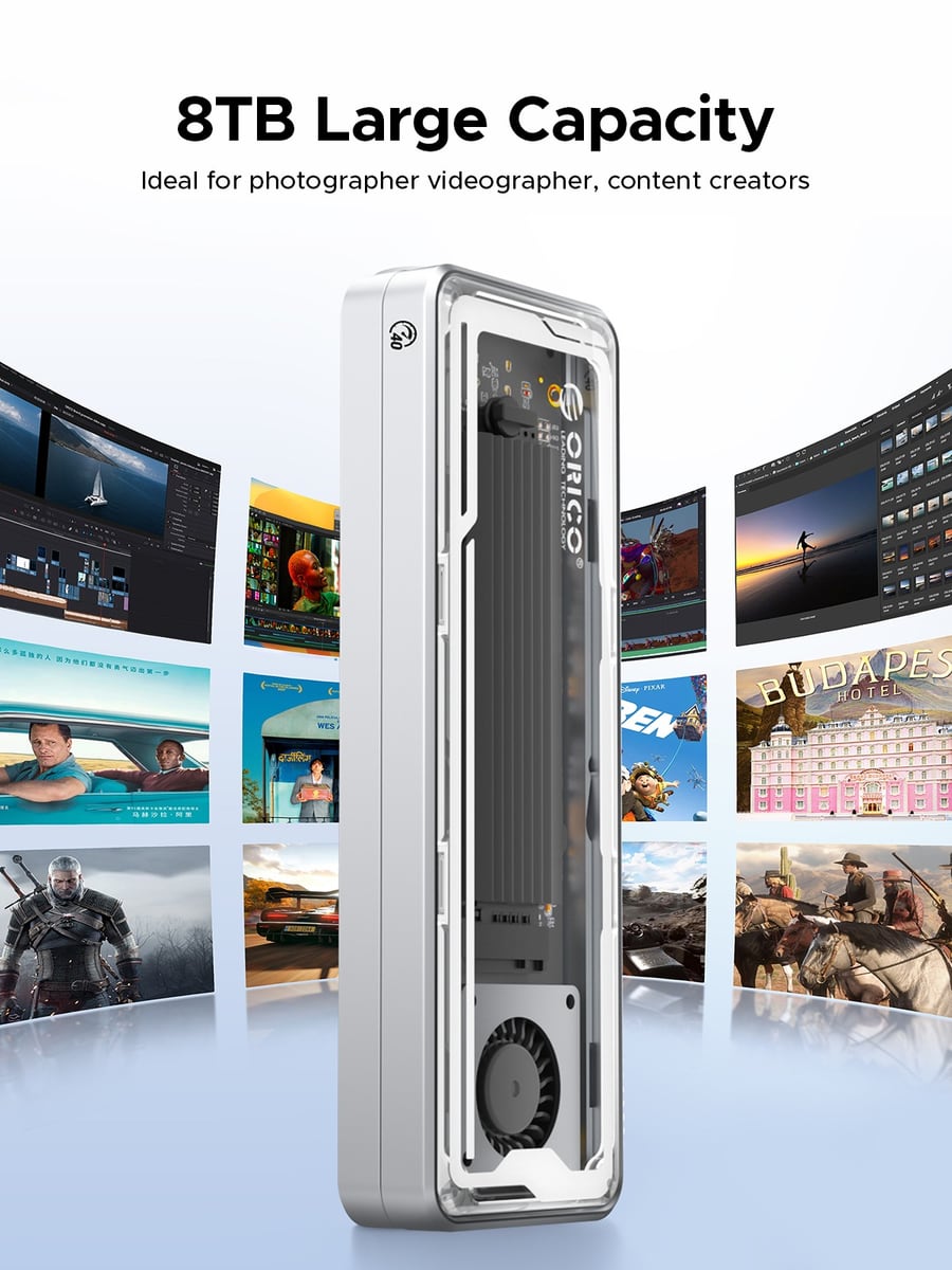 최대 8TB SSD를 지원하는 케이스