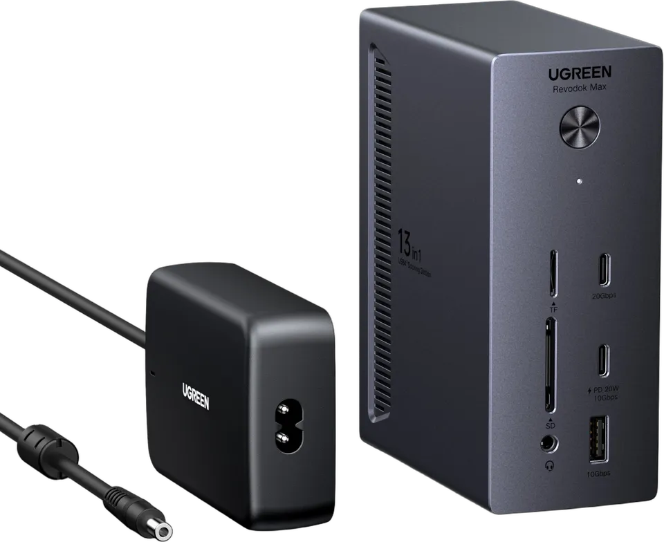 13-in-1 USB4 도킹 스테이션 (180W 어댑터)