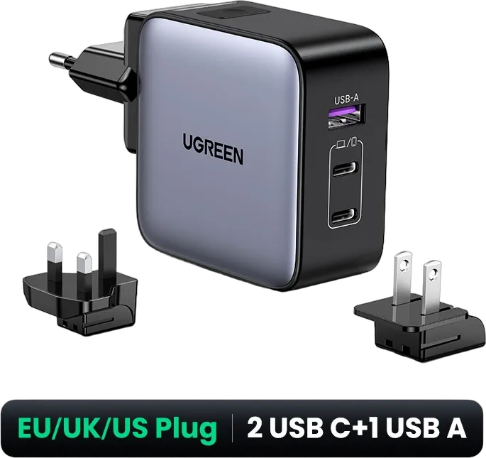 Cargador de viaje GaN Nexode de 65 W