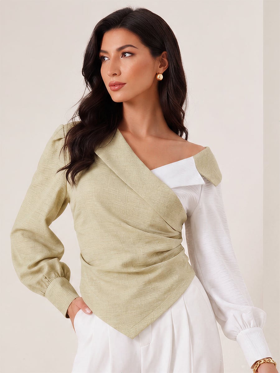 Front view in apricot
